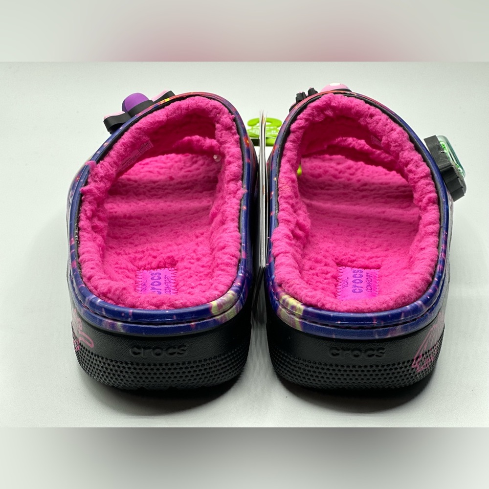 Crocs Ron English X Area 54 Cozzzy Multi Black Sandal M4 W6 Limited Edition Nwt View 2